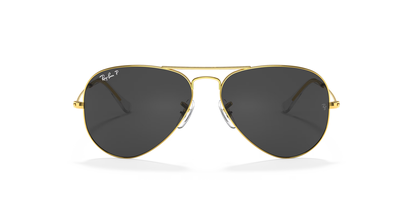 Ray Ban – 3025 – Silver Black – Aviator – Metal – Sunglasses