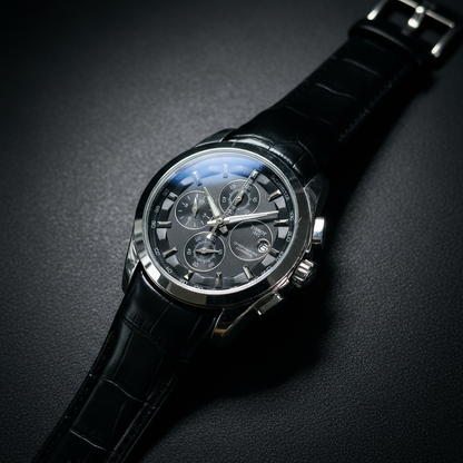 TISSOT Chronograph Working Watch – Premium Leather Strap