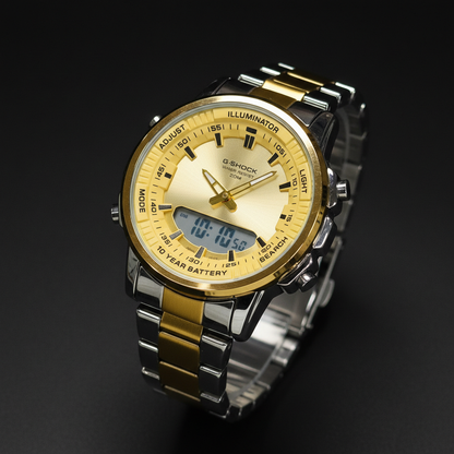 CASIO G-SHOCK Steel Chain Watch – Premium Finish Edition