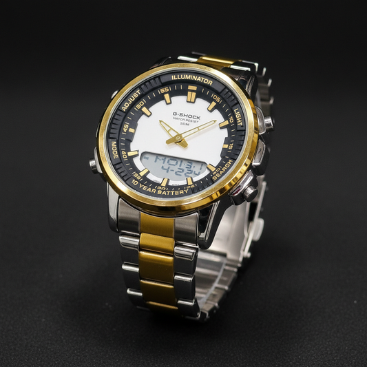 CASIO G-SHOCK Steel Chain Watch – Premium Finish Edition