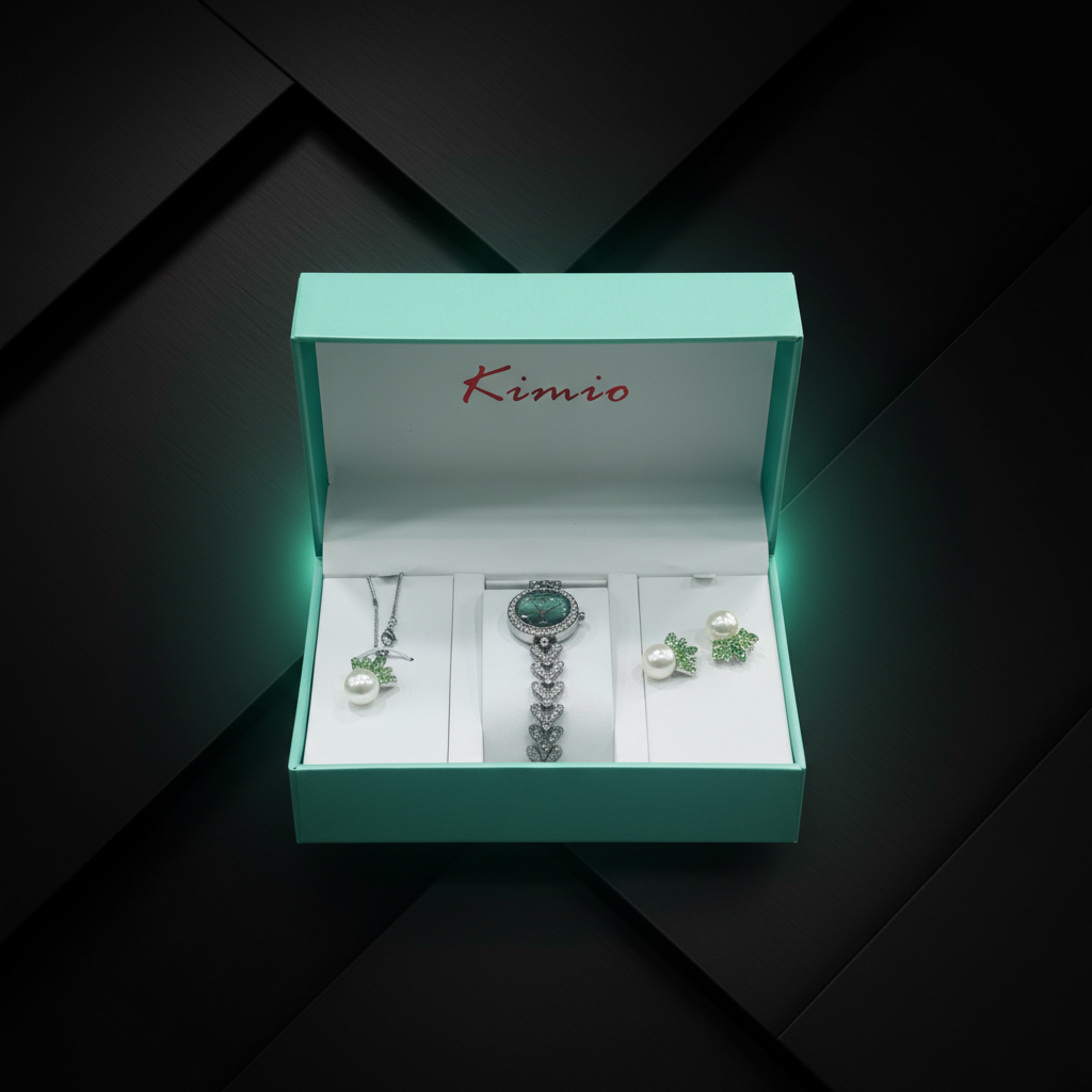 KIMIO LADIES Watch Jewellery Set – Best Finishing | Elegant Gift Set