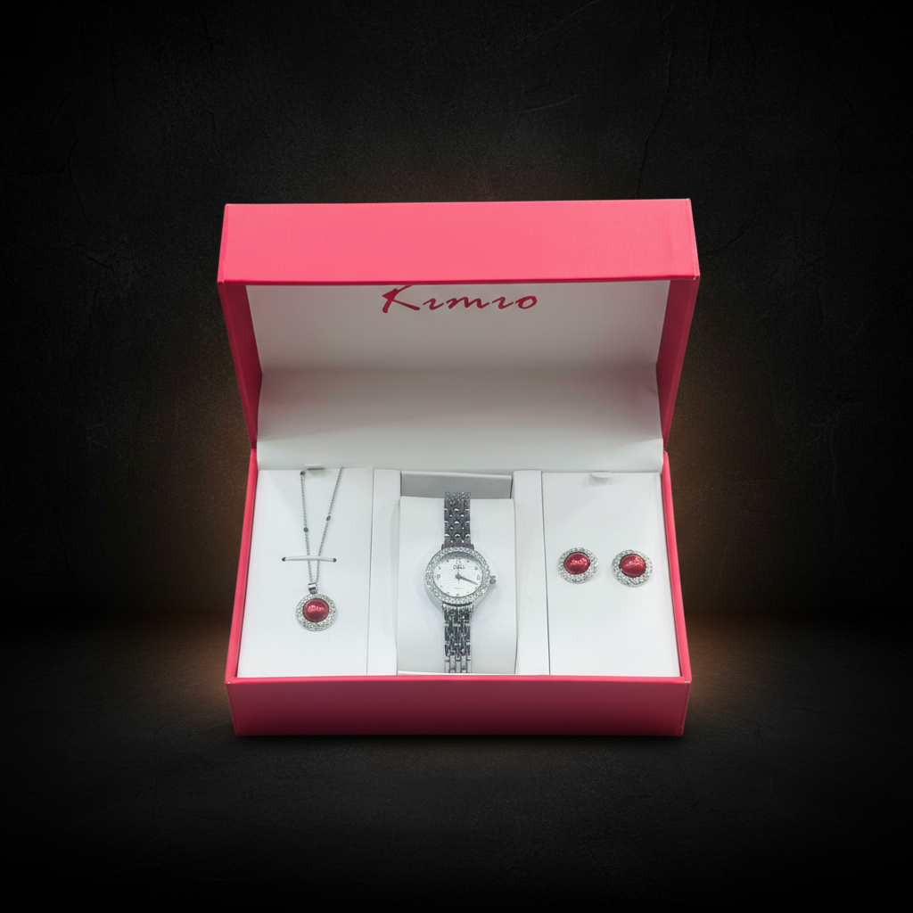 KIMIO LADIES Watch Jewellery Set – Best Finishing | Elegant Gift Set